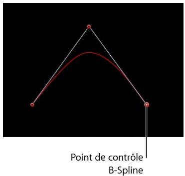 Point de contrôle B-Spline