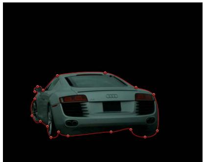 APPLE MOTION 5 - Pour utiliser la rotoscopie sur un sujet en animant un masque - 4