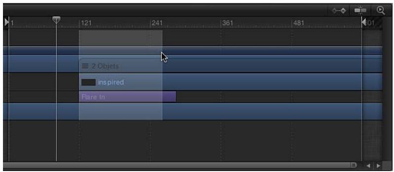 APPLE MOTION 5 - Pour effectuer le preview RAM d'une sélection - 1