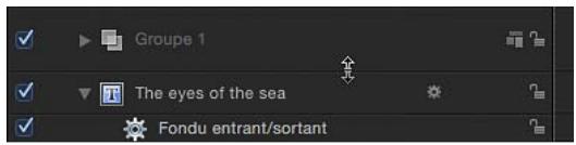 Groupe 1 The eyes of the sea Fondu entrant/sortant
