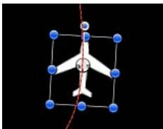APPLE MOTION 5 - Éloignement de l'objet par rapport à la trajectoire d'animation - 1