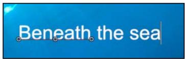 Beneath the sea