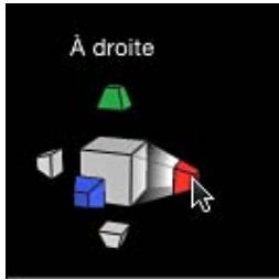 À droite