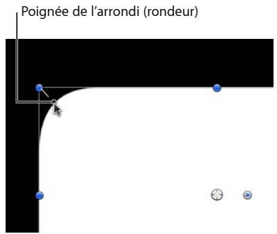 Poignée de l'arrondi (rondeur)