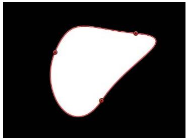 APPLE MOTION 5 - Pour dessiner une forme de Bézier - 5