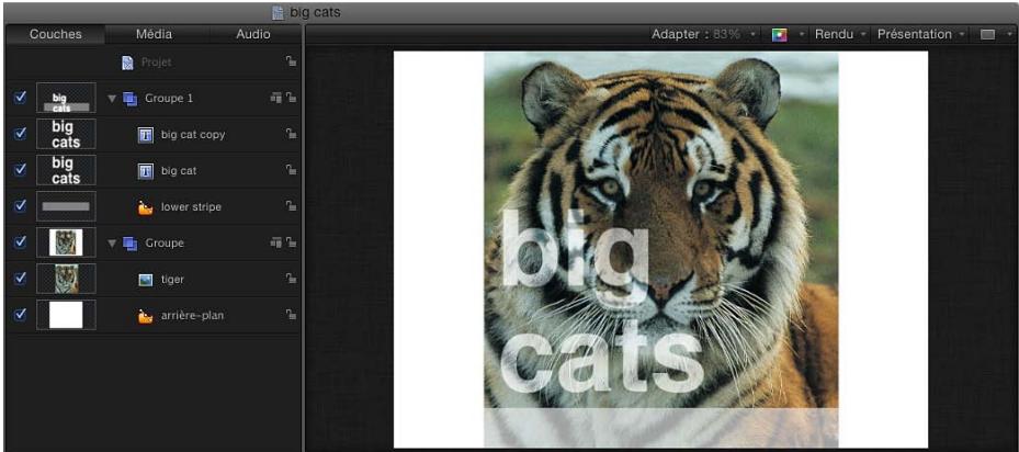 big cats Couches Média Audio Adapter : 83% Rendu Présentation Projet ✓ big cats ✓ Groupe 1 ✓ big cats ✓ big cat copy ✓ big cats ✓ big cat ✓ lower stripe ✓ Groupe ✓ tiger ✓ arrière-plan big cats