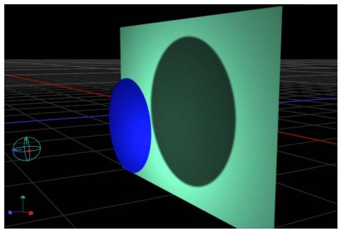 APPLE MOTION 5 - Paramètres d'ombre dans l'inspecteur Lumière - 1