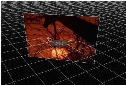 APPLE MOTION 5 - Pour faire pivoter un objet en 3D - 2