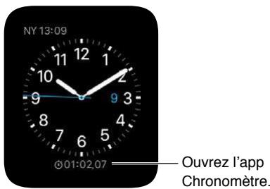 APPLE WATCH 2 - Chronométrer des événements grâce au chronomètre - 5