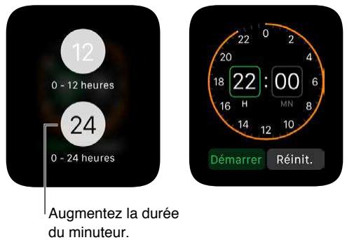APPLE WATCH 2 - Régler un minuteur pour dans 20 minutes. - 2