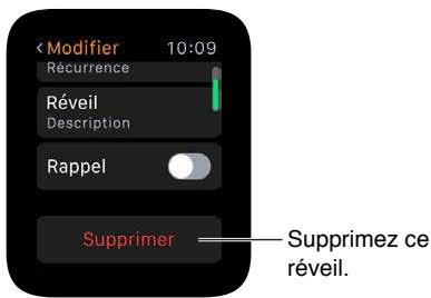 APPLE WATCH 2 - Régler des réveils - 8