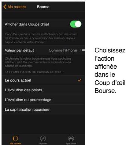 APPLE WATCH 2 - Suivre une action en un coup d'œil - 2