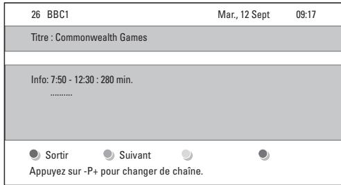 PHILIPS 42PFL7603H - EPG « Maintenant et après » - 1