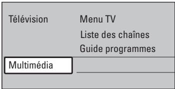 PHILIPS 42PFL7603H - Accès au menu principal - 2