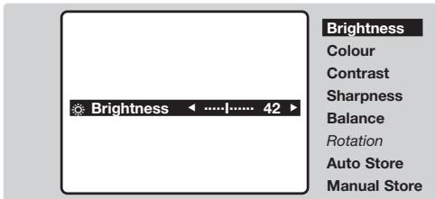 PHILIPS 21PT4458 - Other settings in the menu - 1