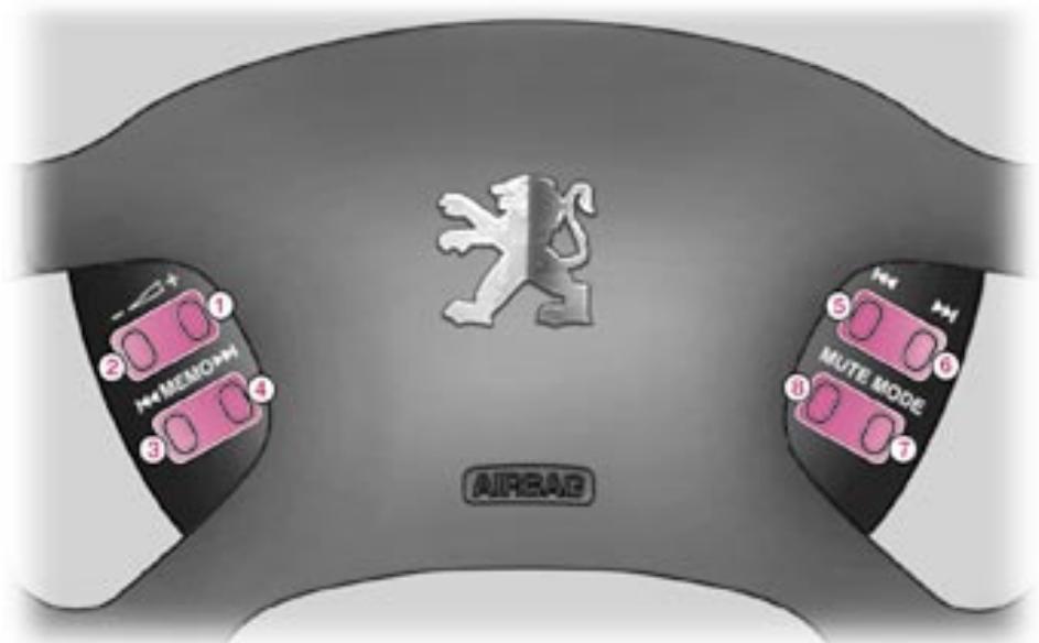 PEUGEOT EXPERT RESTYLE - Les commandes au VOLANT RD1 - 1
