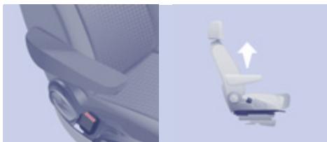 PEUGEOT EXPERT TEPEE 2011 - Réglage en hauteur de l'appuie-tête - 2