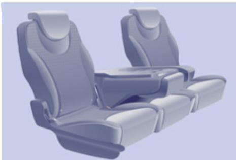 PEUGEOT EXPERT TEPEE 2011 - Banquette deux places - 4