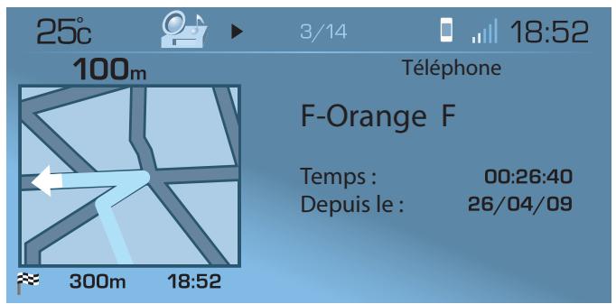 PEUGEOT EXPERT TEPEE 2011 - ÉCRAN ET MENU GÉNÉRAL - 1
