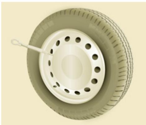 PEUGEOT EXPERT TEPEE 2011 - LA ROUE DE SECOURS - 5