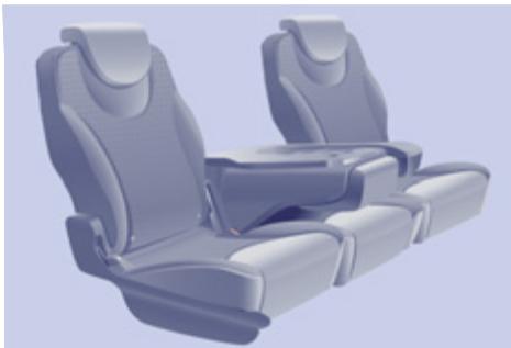 PEUGEOT EXPERT TEPEE RESTYLE - Banquette deux places - 4