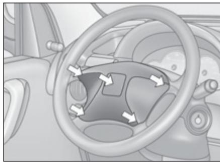 PEUGEOT PARTNER FOURGON 2011 - Réglage en hauteur du VOLANT - 1