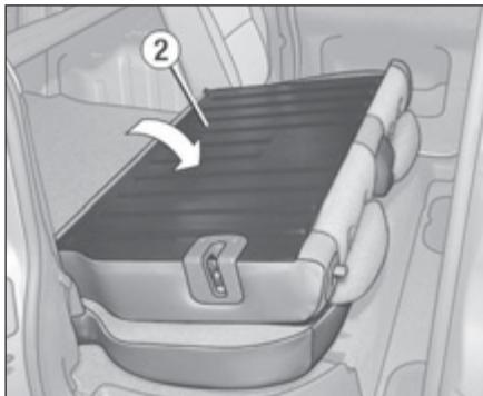 PEUGEOT PARTNER FOURGON 2011 - Banquette arrière (4/5 PLACES) - 1
