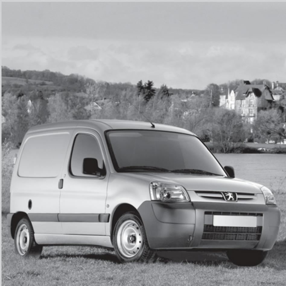 PEUGEOT PARTNER FOURGON 2011 - Respectez les consignes d'entretien - 1