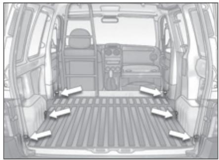 PEUGEOT PARTNER FOURGON 2011 - Aménagements arrière - 2