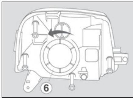 PEUGEOT PARTNER FOURGON 2011 - Dépose du projecteur - 3