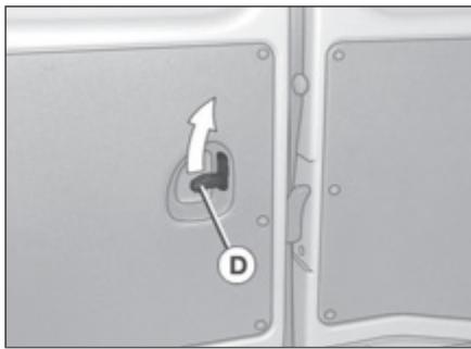 PEUGEOT PARTNER FOURGON 2011 - Ouverture des portes de l'extérieur - 1