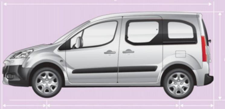 PEUGEOT PARTNER TEPEE 2010 - Véhicules avec boîte de vitesses mécanique (version diesel) - 8