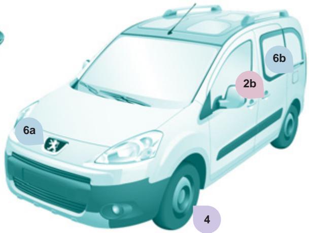 PEUGEOT PARTNER TEPEE 2010 - Ouverture capot moteur - 3