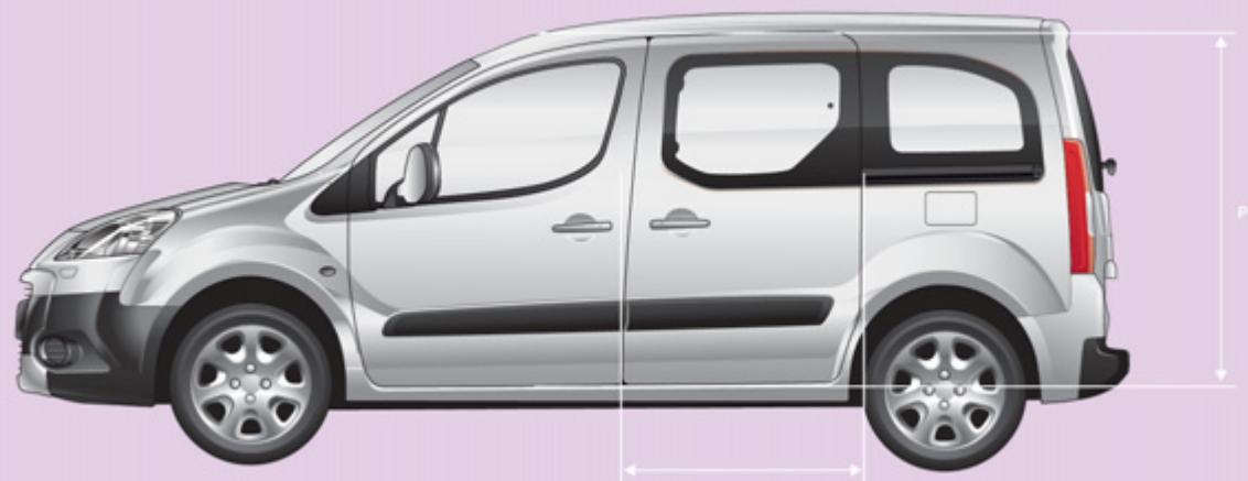 PEUGEOT PARTNER TEPEE 2010 - Véhicules avec boîte de vitesses mécanique (version diesel) - 13