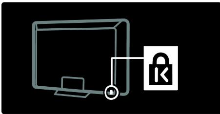 PHILIPS 37PFL5405H - Utilisation du verrou Kensington - 1