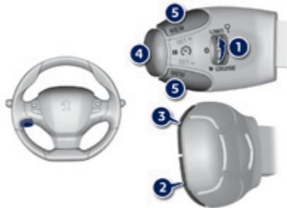 PEUGEOT 308 2 2015 - Commande au volant - 1