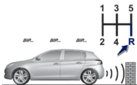 PEUGEOT 308 2 2015 - Aide au stationnement arrêté - 1