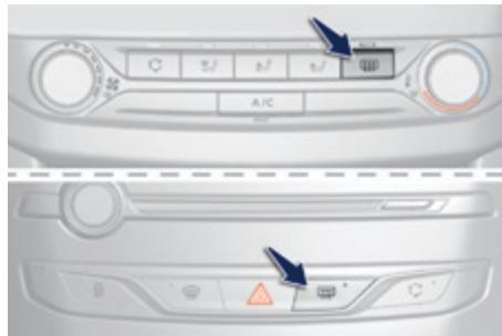 PEUGEOT 308 2 2015 - Désembuage - Dégivrage de la lunette arrière - 1