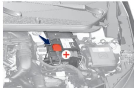 PEUGEOT 308 2 2015 - Accès à la batterie - 1