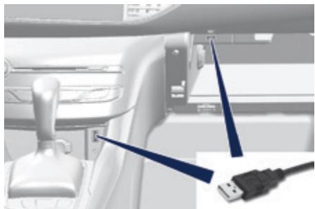 PEUGEOT 308 2 2015 - Prise(s) USB - 1