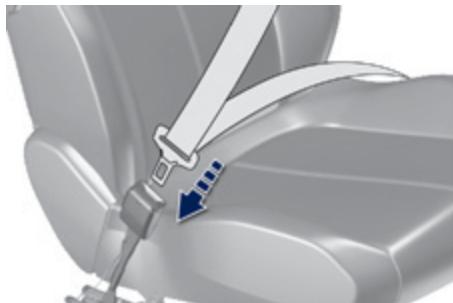 PEUGEOT 308 2 2015 - Ceintures de sécurité arrête - 2