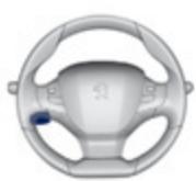 PEUGEOT 308 2 2015 - Réglage de la vitesse limite (consigne) - 1