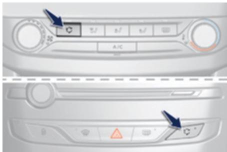 PEUGEOT 308 2 2015 - Entree d'air / Recirculation d'air - 1