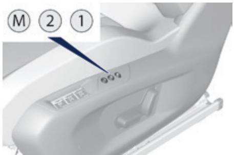 PEUGEOT 308 2 2015 - Mémorisation des positions de conduite - 1