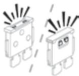 PEUGEOT 308 2 2015 - Remplacement d'un fusible - 2