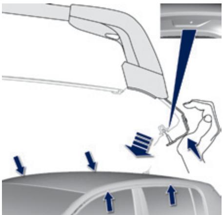 PEUGEOT 308 2 2015 - Pose des barres de toit - 1