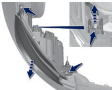 PEUGEOT 308 2 2015 - Astuce pour déplacer le feu (modèle à halogènes) - 1