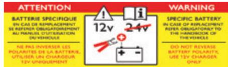 PEUGEOT 308 2 2015 - Batterie 12 V - 1