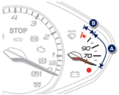 PEUGEOT 308 2 2015 - température du liquide de refroidissement - 1