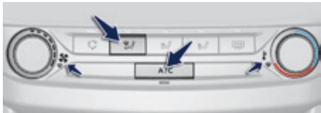 PEUGEOT 308 2 2015 - Avec l'air conditionné manuel ou automatique bizone (avec l'écran tactile) - 1